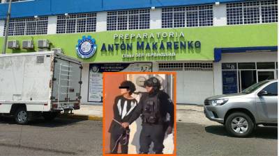 Elementos de seguridad desplegaron un operativo tras el ataque armado dentro del plantel educativo.