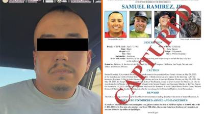Samuel Ramírez Jr., buscado por el FBI por doble homicidio en Washington, fue detenido en Culiacán, Sinaloa y trasladado a Estados Unidos.
