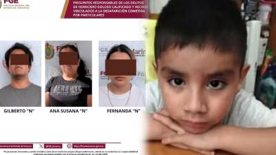 Daniel Maximiliano, de cuatro años, fue localizado sin vida en Xalapa. La Fiscalía detuvo a tres familiares y los investiga por homicidio y desaparición.