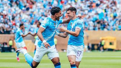 Phil Foden hizo el primer gol del Manchester City en su debut en el Mundial de Clubes 2025 ante Wydad AC.