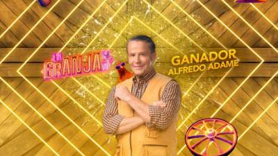 Alfredo Adame celebra su triunfo en la gala final de La Granja VIP 2025, donde se convirtió en el primer ganador del reality tras diez semanas de competencia.