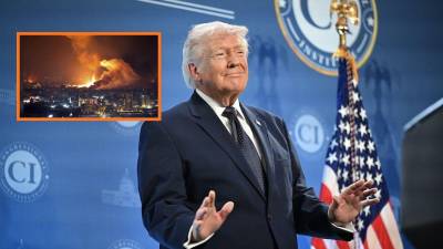 Donald Trump celebra bombardeo en la isla de Kharg, Irán