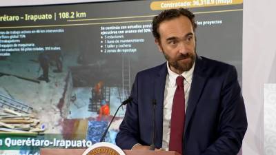 El primer tren para el tramo Saltillo-Nuevo Laredo arribará durante la segunda mitad del 2027.