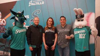 Autoridades y representantes de Saraperos invitan al Juego con Causa 2026 en beneficio del programa “TEAcompaño con Amor”.