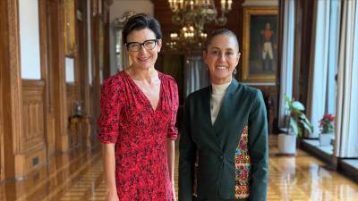 Fraser reiteró el compromiso de la compañía con México durante el encuentro con Sheinbaum.