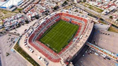 Vista general del ahora llamado Estadio Libertad Financiera, casa del Atlético de San Luis.