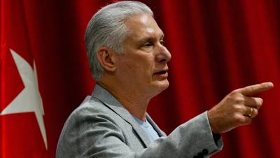 Díaz-Canel dijo que no existe ninguna justificación para que EU lance una agresión armada contra la isla.