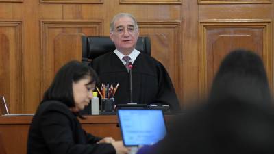 La diputada Aleida Alavez formalizó la solicitud de juicio político contra el ministro de la SCJN Alberto Pérez Dayán, quien determinó inconstitucionalidad a la Reforma Eléctrica de AMLO.