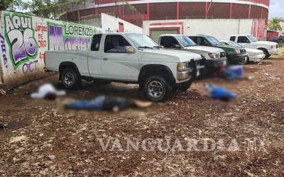 $!Cinco hombres fueron asesinados en tianguis de automóviles en Uruapan, Michoacán