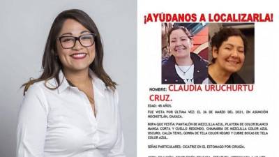 Se dejó en libertad absoluta a la expresidenta municipal de Asunción Nochixtlán, tras ser acusada de ser la autora intelectual de la desaparición forzada de la activista Claudia Uruchurtu Cruz.