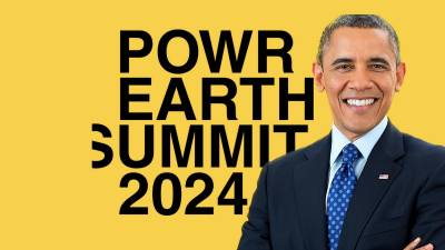 El expresidente de Estados Unidos, Barack Obama, participó en la conferencia Powr Earth Summit sobre transición energética que se llevó acabo en París, Francia.