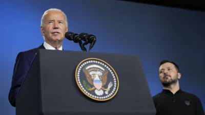 El error de Biden se dio durante una conferencia de la OTAN, que se celebró en Washington.