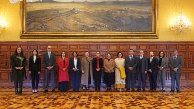 Consejeros del Instituto Nacional Electoral se reunieron con la presidenta Claudia Sheinbaum en Palacio Nacional | Foto: Cuartoscuro