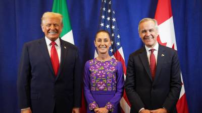Luego del sorteo para el Mundial 2026, la presidenta Claudia Sheinbaum sostuvo su primera reunión trilateral con sus homólogos de Estados Unidos, el presidente Donald Trump, y de Canadá, el Primer Ministro Mark Carney.