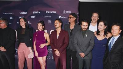 Debut. Vico Escorcia, Guillermo Alonso y Joshua Okamoto encabezaron la presentación especial de ‘El Desaire’ en Ciudad de México.