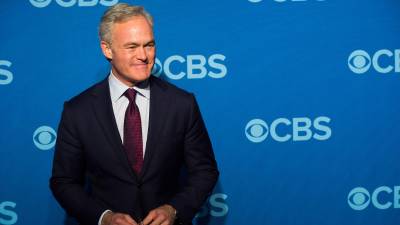 FILE - Scott Pelley, anchor of CBS Evening News, at the CBS Upfront in New York, May 15, 2013. (Photo by Charles Sykes/Invision/AP, File)