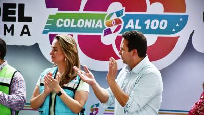 El alcalde Javier Díaz enumeró las obras que se realizaron en el barrio del Ojo de Agua.
