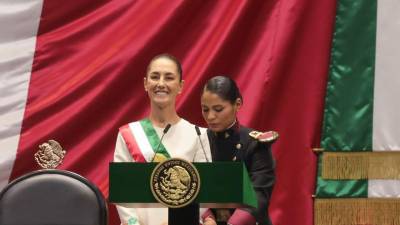 Claudia Sheinbaum toma protesta como Presidenta Constitucional de México, en la Cámara de Diputados tras vencer en los comicios que se llevaron acabo el pasado 2 de Junio.