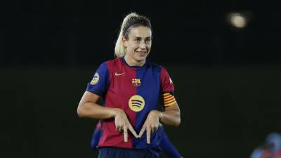 La inmortal mediocampista del Barcelona, Alexia Putellas, cerró con broche de oro la actuación de las culés tras anotar el 4-0.