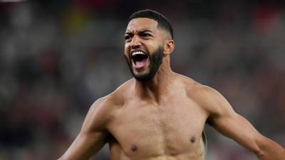 Marruecos celebró en el Estadio Monterrey su dramática clasificación a Octavos de Final tras eliminar a Países Bajos en penales.