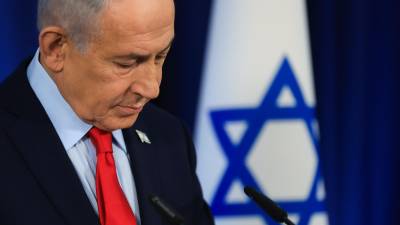 El primer ministro israelí, Benjamin Netanyahu, ofrece una rueda de prensa en Jerusalén.