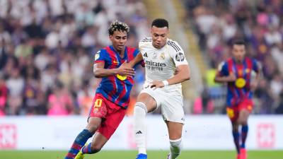 Lamine Yamal y Kylian Mbappé serán dos de las principales figuras del Clásico Español, en el que Barcelona buscará ampliar su ventaja sobre el Real Madrid.