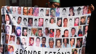 Un informe reciente del comité describe a las desapariciones en México como crímenes de lesa humanidad.