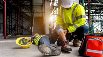 Las caídas y los golpes son las primeras dos causas de accidentes de trabajo.