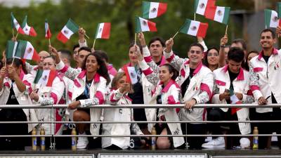 Así fue el trayecto de la delegación de México durante la ceremonia de inauguración de los Juegos Olímpicos de París.