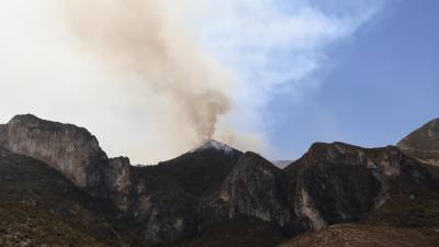 El incendio en El Cañón de San Lorenzo en Saltillo es de los que más preocupan a los ciudadanos.