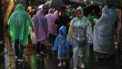 Continúan las fuertes lluvias en la capital del país.