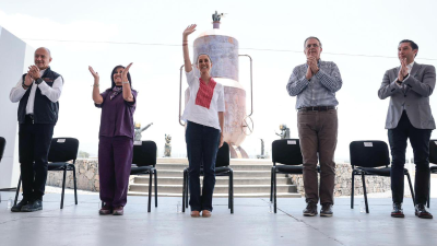 La titular del Ejecutivo también resaltó la estabilidad del peso en un escenario internacional complejo.