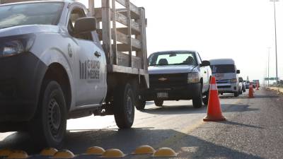 Se espera que la próxima semana sean retirados los reductores de velocidad.