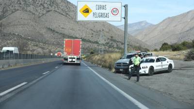 La presencia de la Guardia Nacional en las curvas de Los Chorros contribuye para disminuir los accidentes viales.