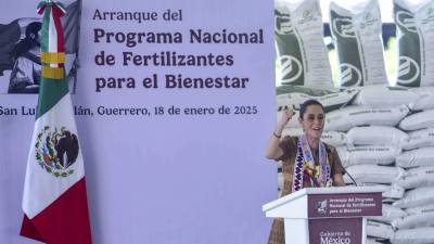 La presidenta Claudia Sheinbaum Pardo visito el municipio de San Luis Acatlán en la región de la Costa Chica de Guerrero para el entregó de fertilizantes a campesinas y campesinos de la entidad.