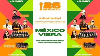 Alejandro Fernández, Carín León y Mijares encabezarán el festival musical “México Vibra”, una serie de conciertos programados en la Ciudad de México como parte de las celebraciones del Fan Fest rumbo al Mundial 2026.