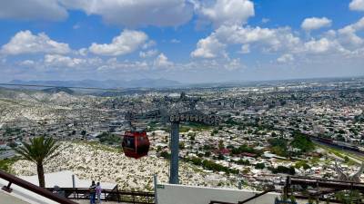 El trayecto aéreo ofrece una vista panorámica de 150 metros de altura.