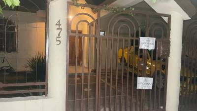 Este domicilio en la colonia Ampliación Real de Peña fue cateado la noche de este lunes tras la investigación que se abrió en donde se considera posible trata de personas.