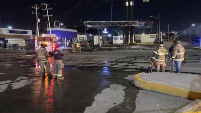 El incidente ocurrió la noche de este sábado en el cruce de LEA y Otilio González.