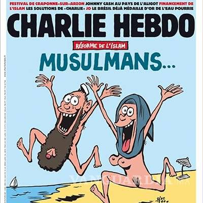 $!Charlie Hebdo denuncia nuevas amenazas de muerte por caricatura de musulmanes