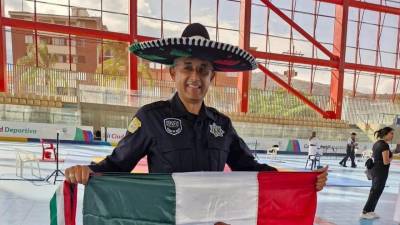 Sergio Aldape Garza es Policía Estatal de Coahuila e integrante de la Asociación Estatal de Taekwondo.