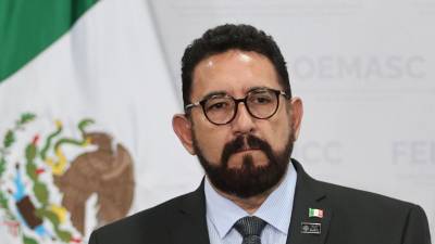 Ulises Lara, vocero de la FGR y fiscal especial en Investigación de Asuntos Relevantes, informa avances del caso de agentes de la CIA