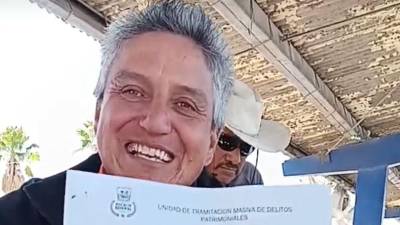 Citan a comparecer a Juan Ervey Valenzuela de la Torre por el presunto delito de despojo.