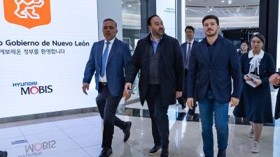 El gobernador informó en Corea que Hyundai Mobis ampliará operaciones en Pesquería con inversión adicional en tecnología y autos autónomos.