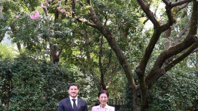 Samuel García se reunió con la princesa Hisako de Takamado en Tokio para promover inversiones y cooperación entre Japón y Nuevo León.