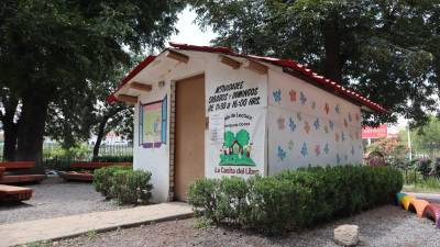 Con un acervo de más de mil libros donados, ofrece a los niños una amplia variedad de materiales sobre temas ambientales y promueve actividades educativas como lecturas, juegos didácticos y recorridos sobre la biodiversidad local.