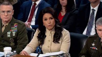 En la comparecencia ante el Congreso del jueves además de Tulsi Gabbard, también asistieron el director del FBI, Kash Patel y el director de la CIA, John Ratcliffe.