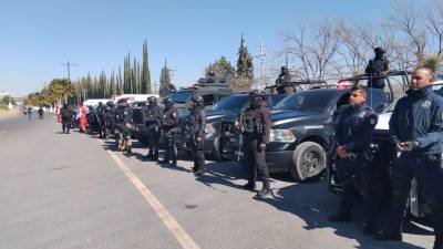 En el operativo de seguridad participarán la Dirección de Seguridad Pública Municipal, la Policía Civil de Coahuila (PCC), la Policía de Acción y Reacción (PAR), la Policía Motorizada, la Fiscalía Destacamento Parras, Protección Civil y la Cruz Roja Mexicana, delegación Parras.