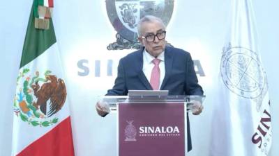 Rubén Rocha Moya, gobernador de Sinaloa, anuncio que pidió licencia temporal ante el Congreso del Estado, luego de los señalamientos de la justicia norteamericana.