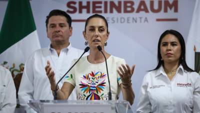 La candidata presidencial morenista estuvo hoy de gira en Hidalgo.